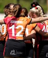 De dames van Oranje-Rood