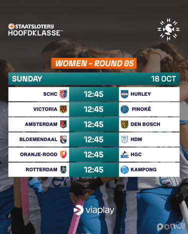 Women game schedule round 5