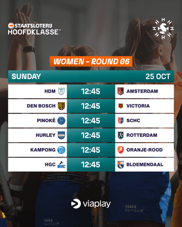 Women game schedule round 6