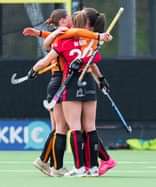 Dames van Oranje-Rood blij met punt tegen SCHC