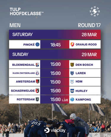 Game schedule HEREN round16
