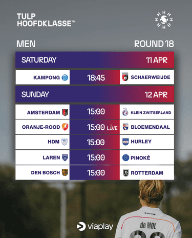 Game schedule HEREN round18