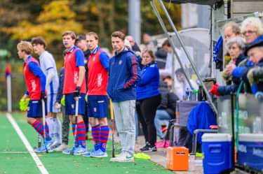 SCHC-coach Jeroen Groenheijde.