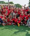Schaerweijde viert promotie naar Tulp Hoofdklasse. Foto: Bart Scheulderman