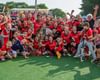 Schaerweijde viert promotie naar Tulp Hoofdklasse. Foto: Bart Scheulderman