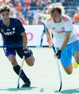 Joaquin Toscani voor Argentinië in duel met Thijs van Dam