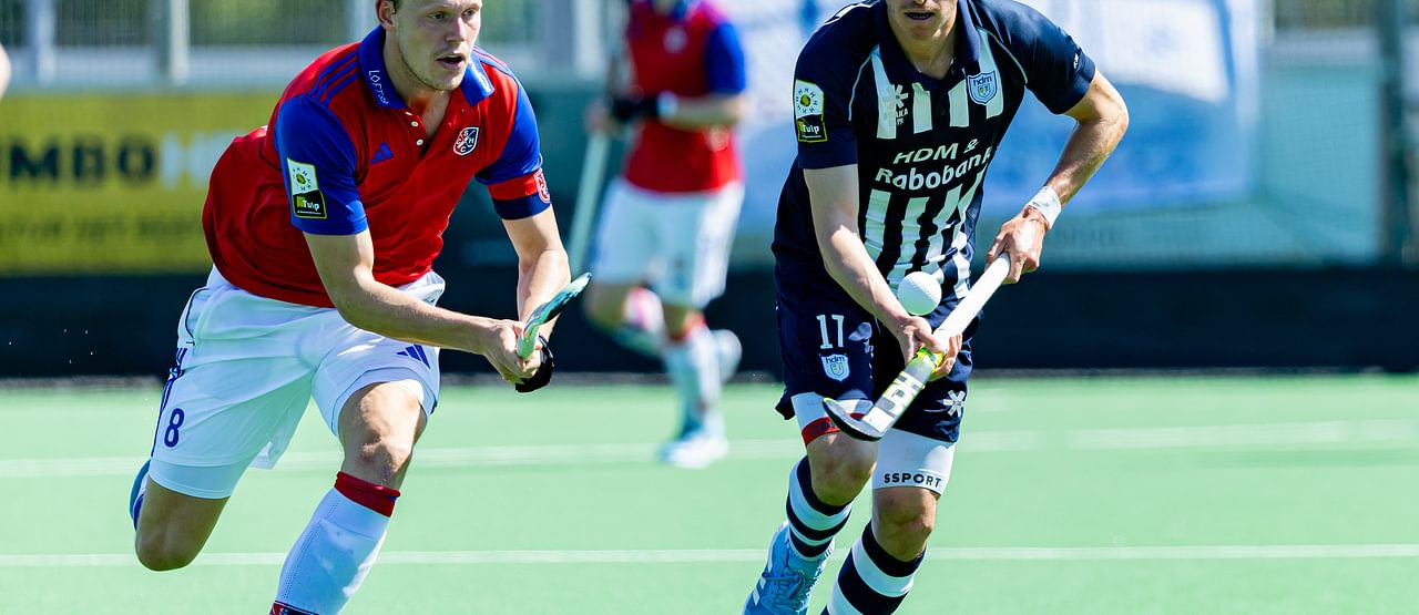 Marc Bolto aan de bal voor HDM. Foto: Willem Vernes