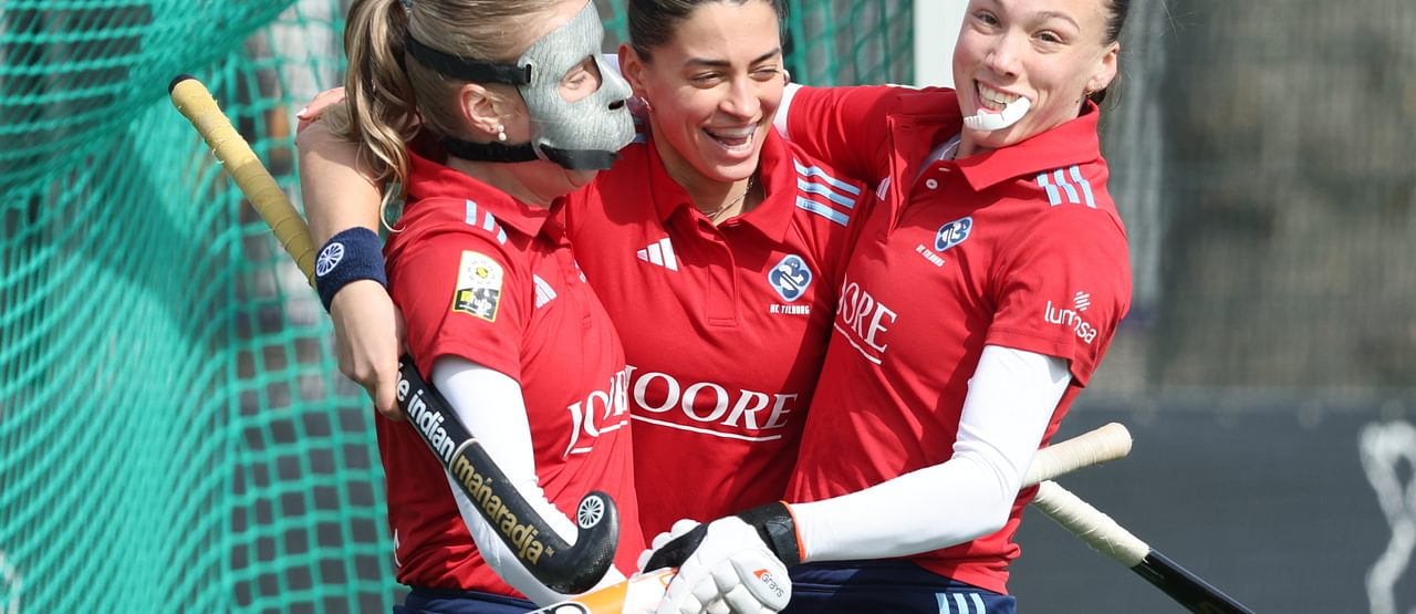 Blijdschap bij de dames van Tilburg