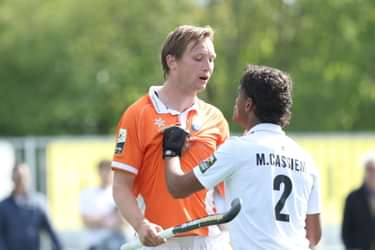 Opstootje tussen Floris Wortelboer en Mustapha Cassiem. Foto: Willem Vernes