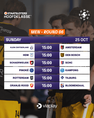 Men game schedule round 6 1